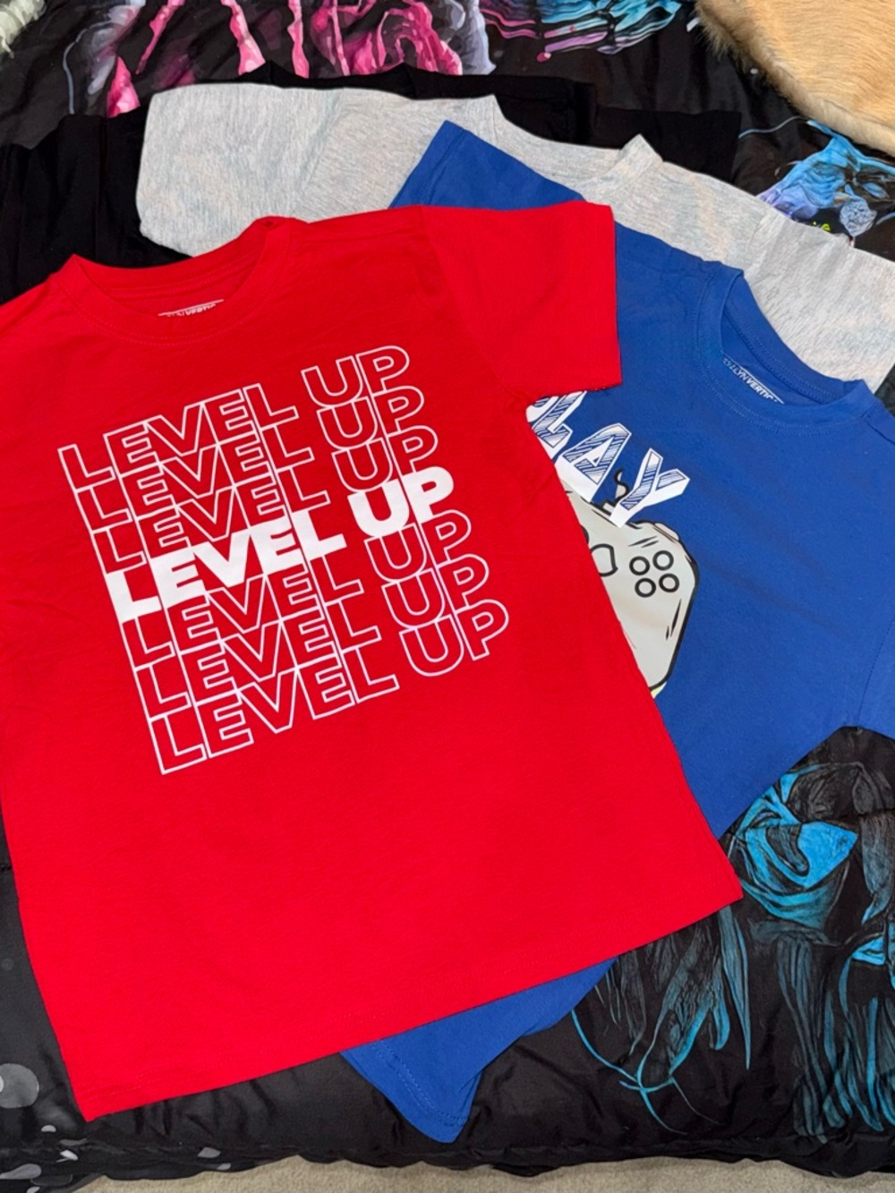 4 T-shirt’s Brooklyn Vertical, Gaming/Video Games, Youth L (16)  NEW